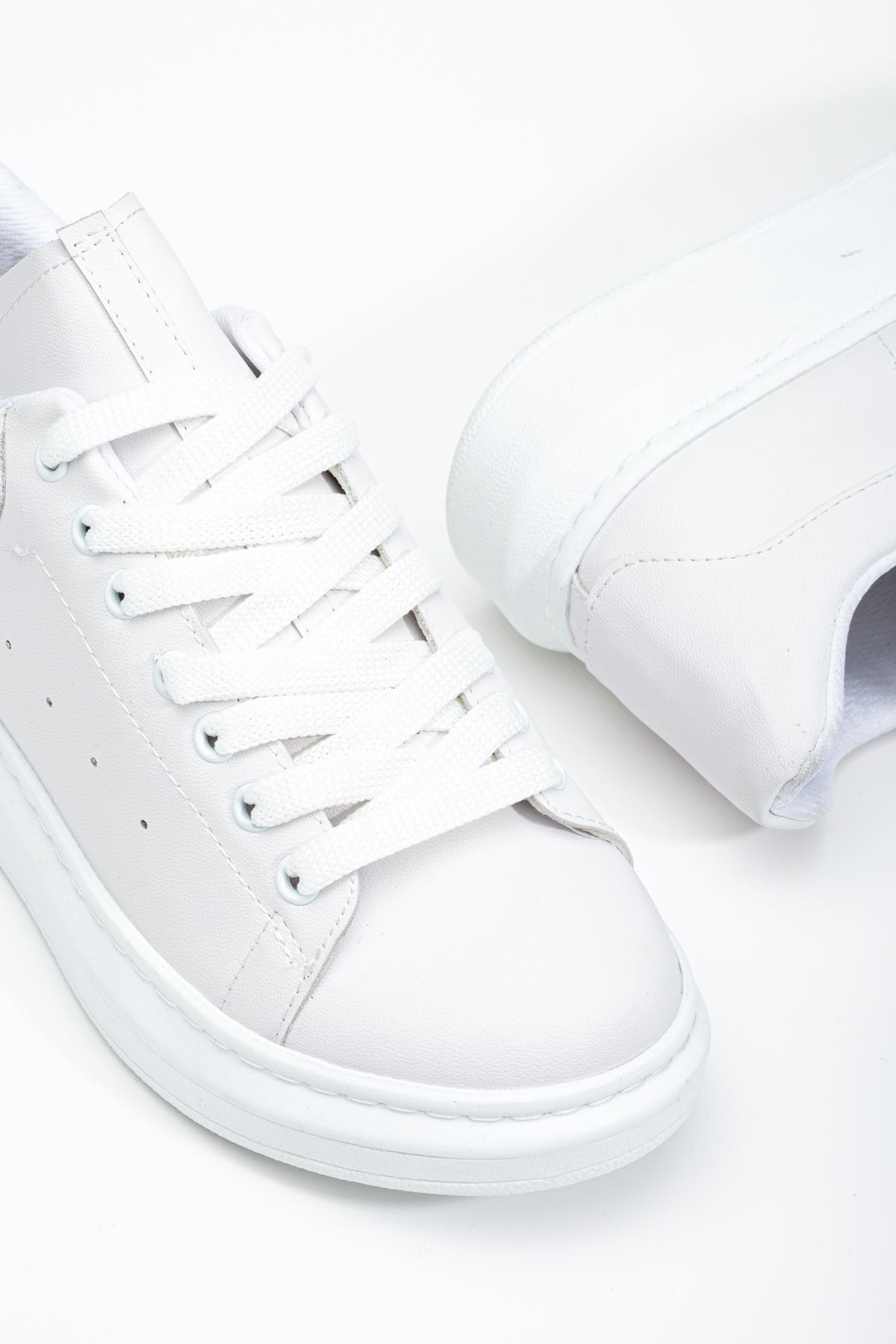 Fersatie Beyaz Kadın Sneaker Günlük Ayakkabı