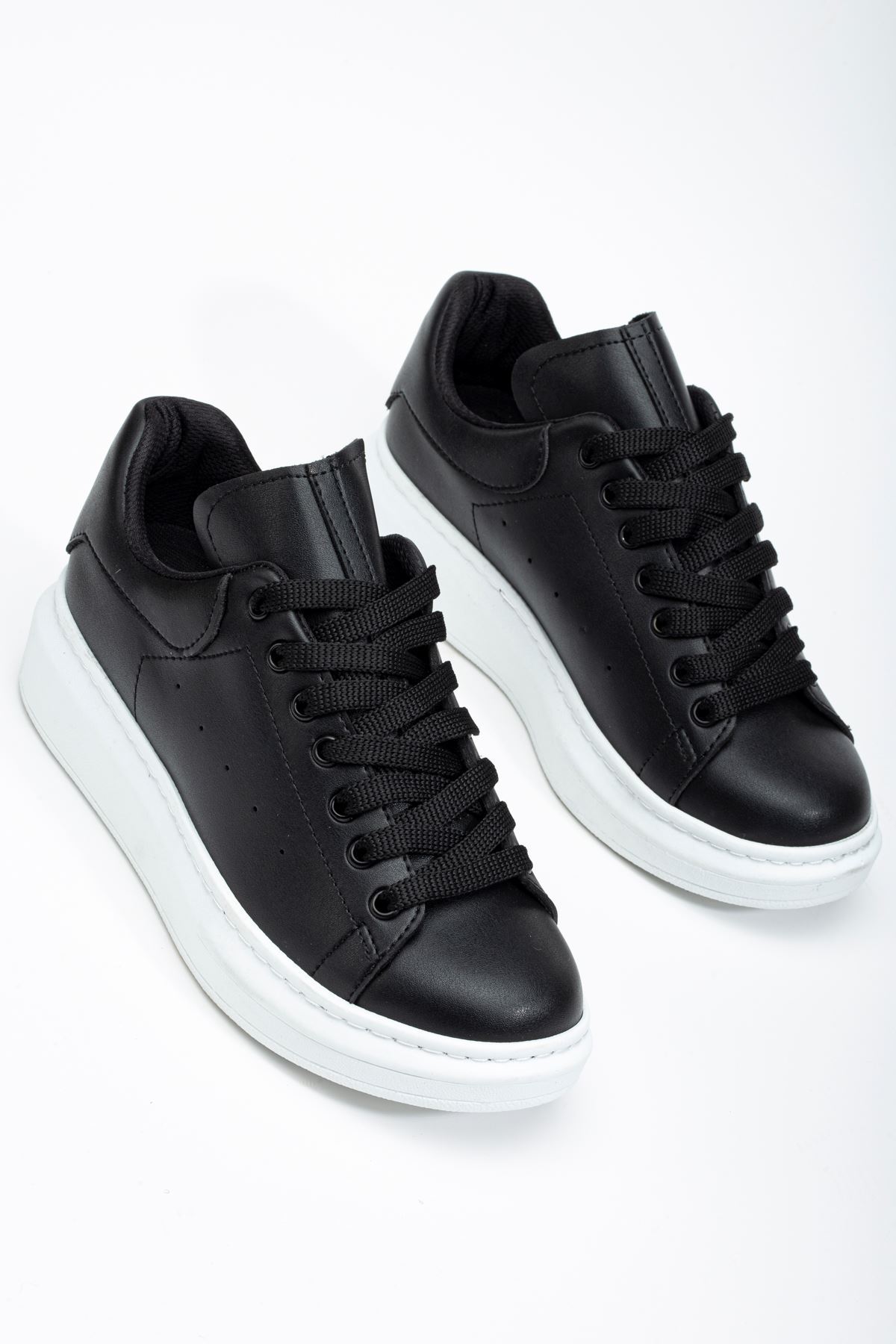 Fersatie Siyah Kadın Sneaker Günlük Ayakkabı