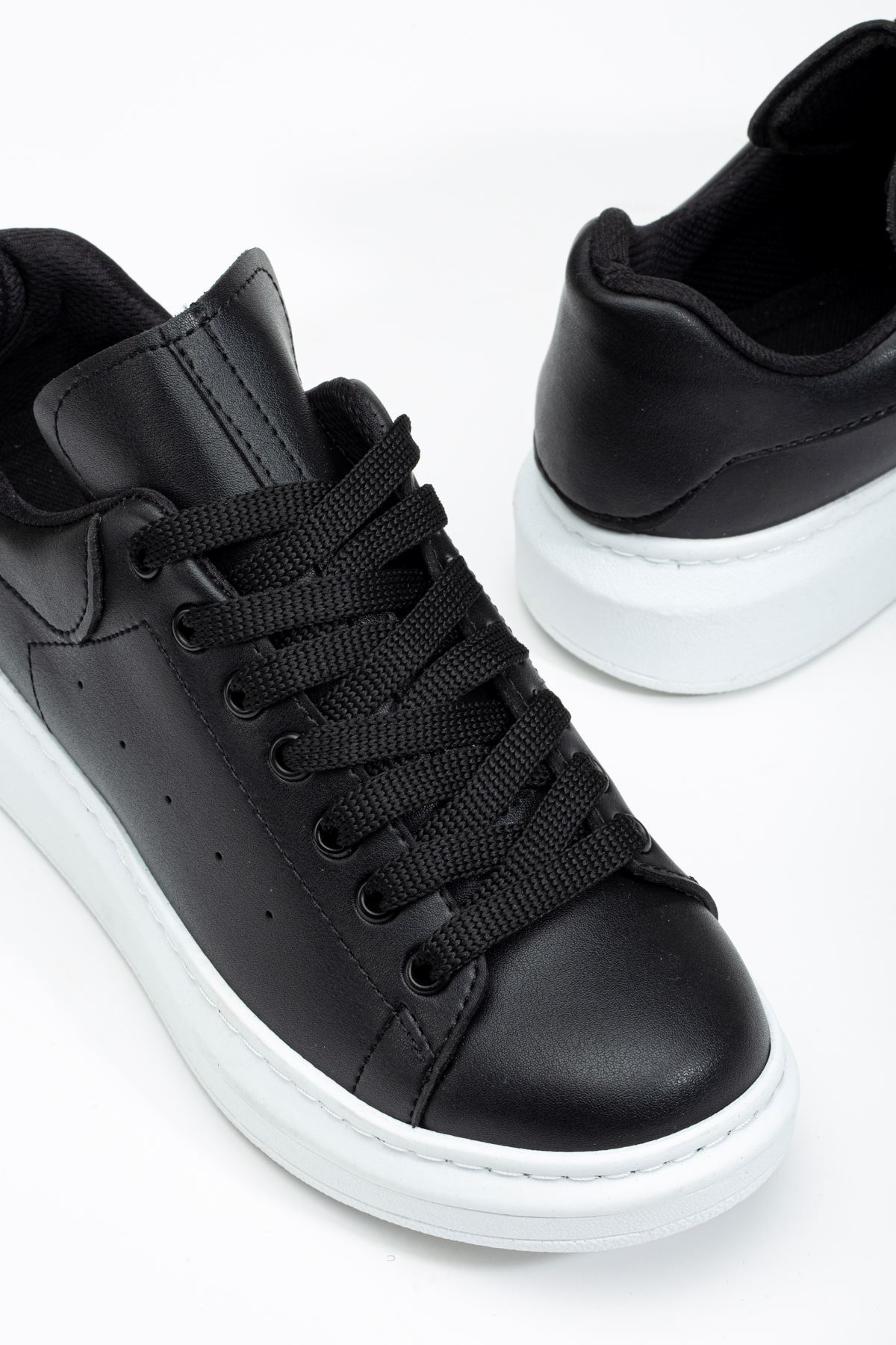 Fersatie Siyah Kadın Sneaker Günlük Ayakkabı