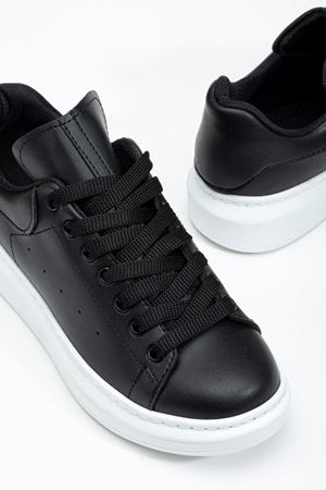 Fersatie Siyah Kadın Sneaker Günlük Ayakkabı