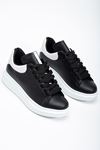 Fersatie Siyah - Beyaz Kadın Sneaker Günlük Ayakkabı